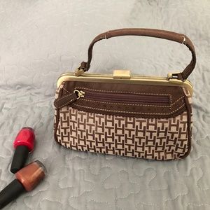 Tommy Hilfiger small brown purse